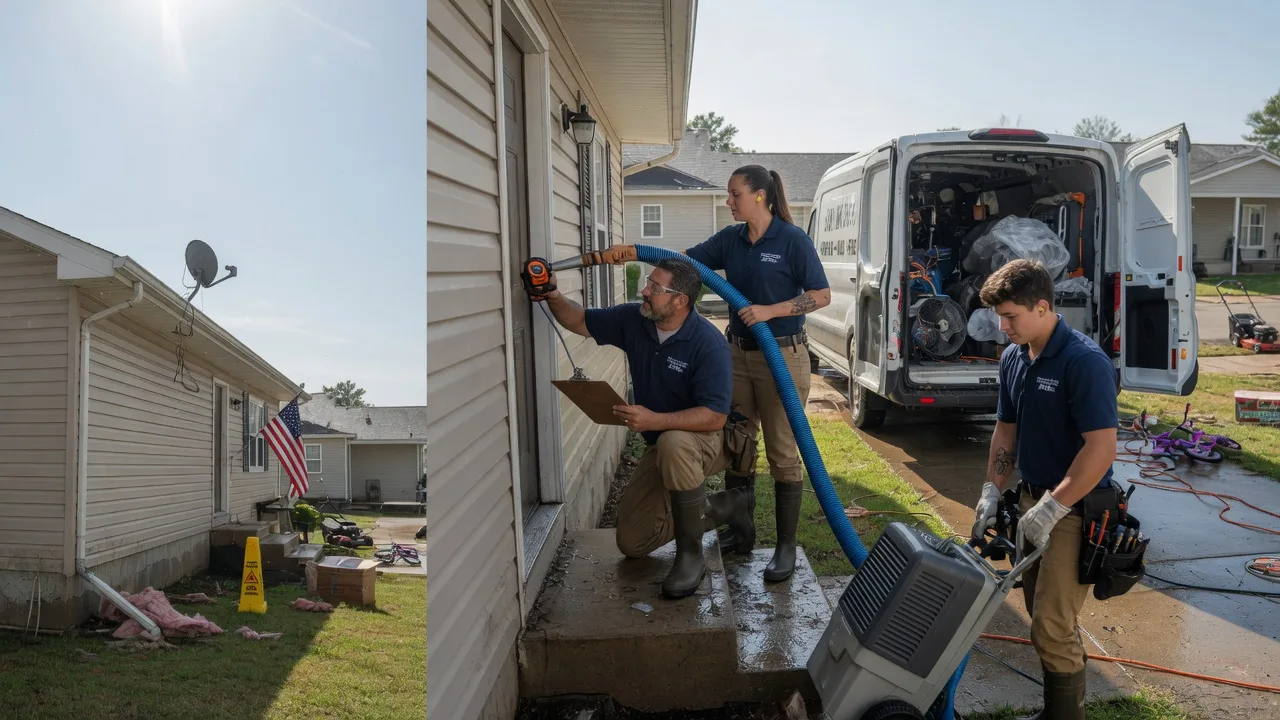 Ceiling Water Damage Restoration in Huron, SD near me